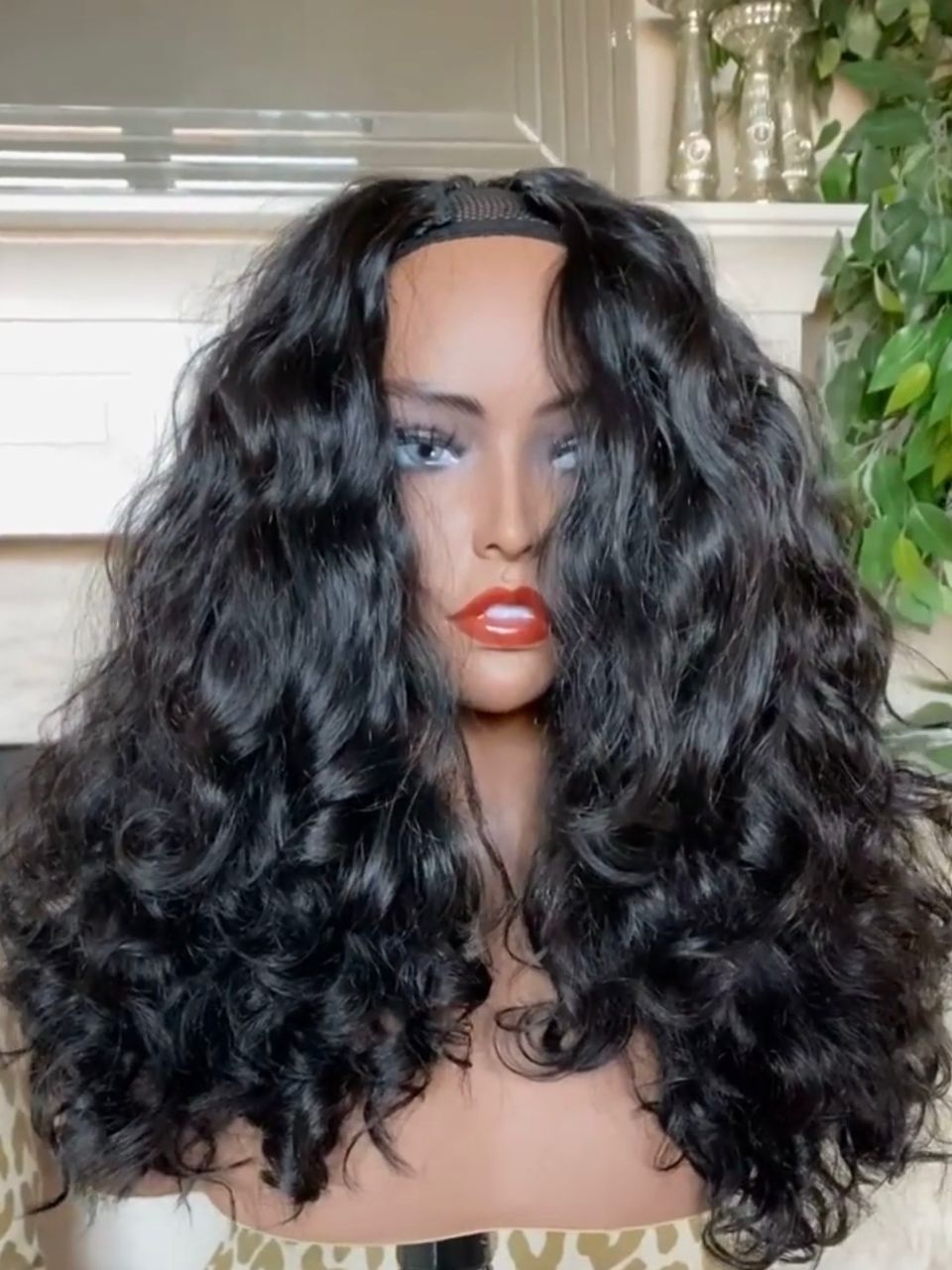 Natural Black U-Part Wig