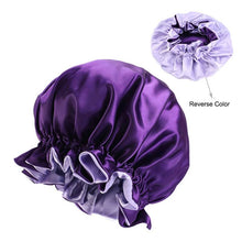 Load image into Gallery viewer, Reversible Satin Sleep Bonnet
