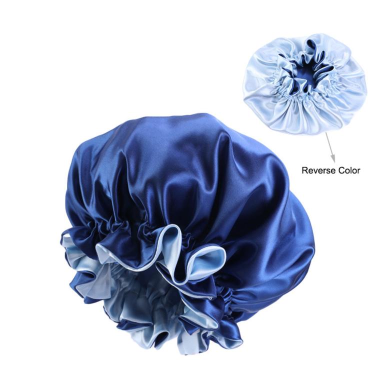 SATIN SLEEP BONNET Reversible 2 Tone Women's Luxurious 